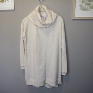 Big Water Blue Sky Cowl Neck Tunic Sweater - S